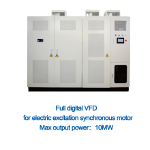 Full-digital VFD for electric-excitation synchronous motor