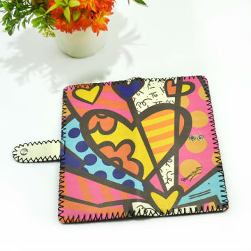 Valentine Gift Wallet - Wholesale Hand Painted Heart Wallet In Bulk