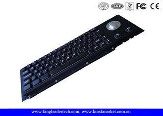 Cherry Key Swithc Kiosk Black Metal Keyboard With Trackball