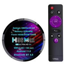 Wholesale H96max TV Box: 4GB RAM 64GB ROM Android 11 Streaming Device