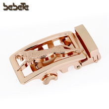 Gold Automatic Magnet Metal Belt Buckle