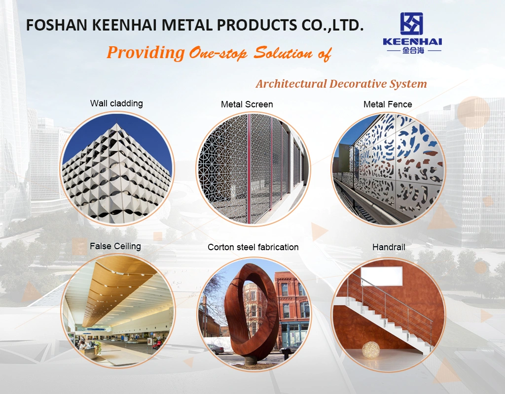 China Wall Cladding Materials Laser Cut Exterior Wall Facade (Keenhai-CW002)