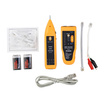 RJ45 RJ11 Multifunction Cable Tester with LED & Earphone