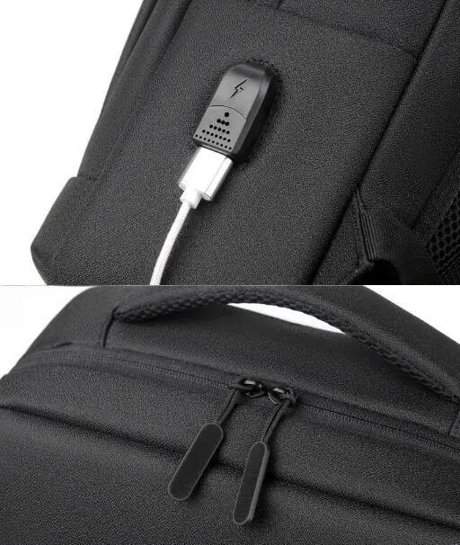 Hot Selling Brand Waterproof USB Charging Bagpack Notebook Back Pack USB Charger Port Laptop Backpack for Men