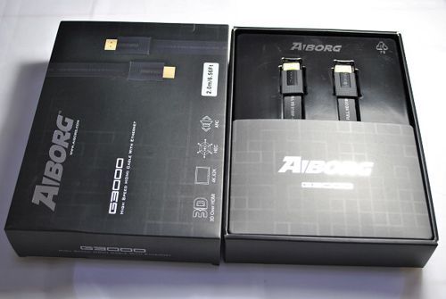 AIBORG G3000 hifi HDMI 3D cable digital hdmi cable with original box