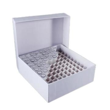 Cardboard Freezing Box Cryo Tube Box 64