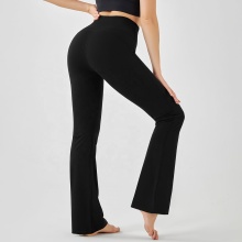 Black Flare Yoga Pants and Crossover Buttery Soft Bootcut Leggings for Women