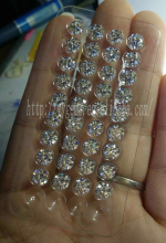 Perfect Cut White DEF Color Moissanite Forever Brilliant Created Diamond