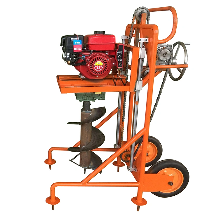 7.5HP Portable Earth Digger Machine for Garden Greening Planting