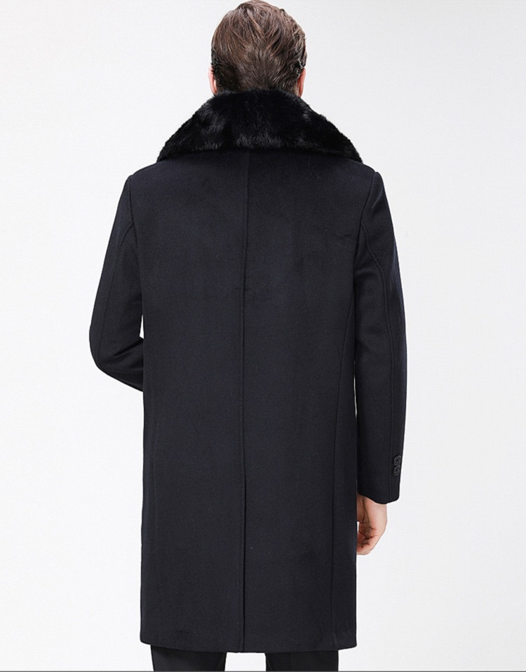 mens woolen coat long