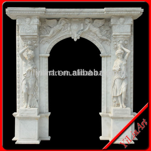 Perfect Carve Marble Door Frame Designs Sculpture(YL-M055)