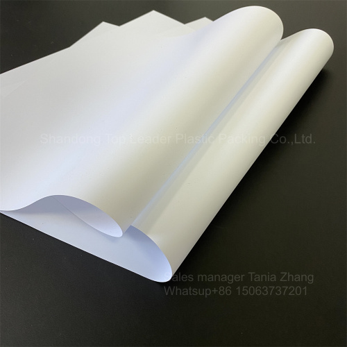 100mic high quality White PET-G sheet film