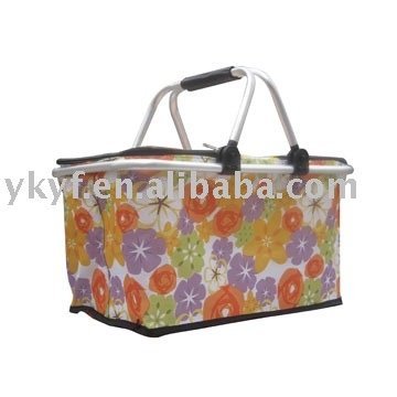 Folding Shopping Basket with double handle