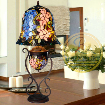 Modern table tiffany lamp factory,tiffany table lamp,shining table tiffany lamp for hotel