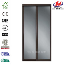 Majestic Dark Cherry Frame Sliding Door