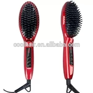 Ceramic Plate Type and CE ROHS Certification Hair brush straightner
