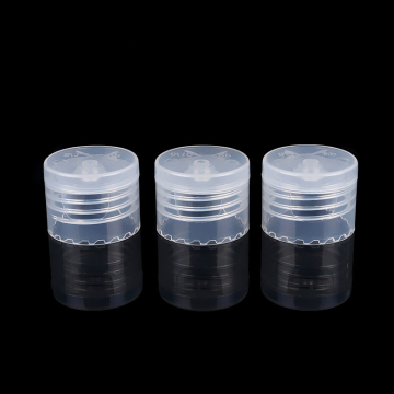 smooth ribbed flip top cap disc top cap