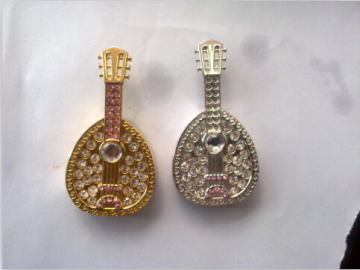 Musical Instrument USB Flash Drives Metal Jewelry USB Drives