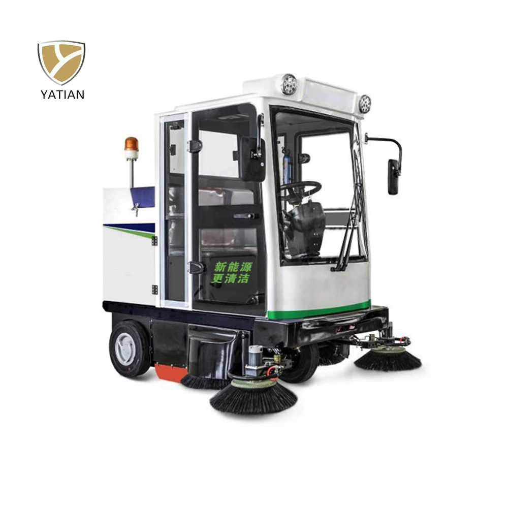 China Wholesale Industrial Cleaning Machine Electric Ride on Road Sweeper