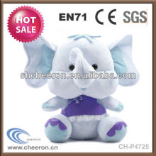 Plush white elephant toys