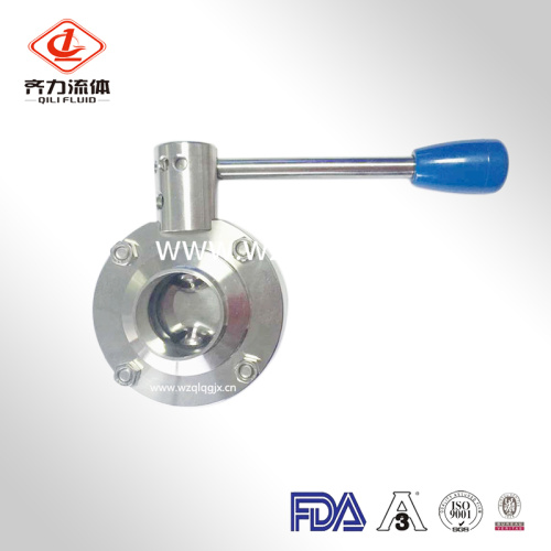 Sanitary Weld Butterfly Valve