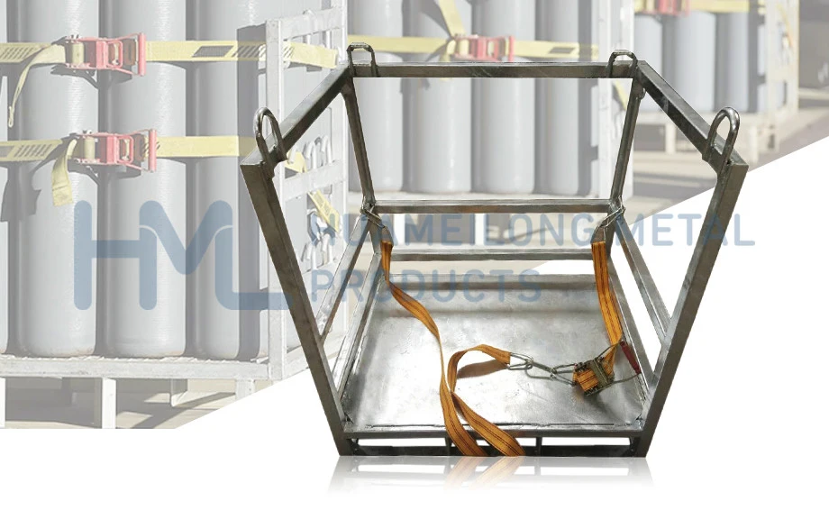 Gas Cylinder Transport Storage Pallet Cage for Sale