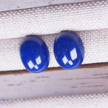 Oval Cabochon Cut Natural Lapis Lazuli Gemstones