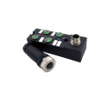 M8 4 vías Caja de distribución M12 Conector previo