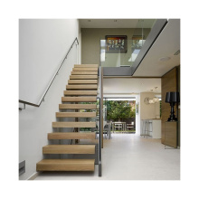 DIY Wood Staircase Guide: Creating Floating Stairs with Solid Wooden Steps