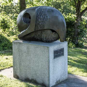 Abstract decoration art metal sculpture bronze parrot statue