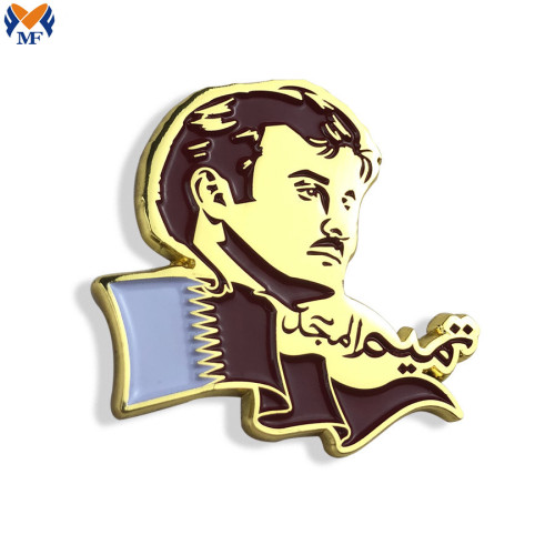 Metallhantverk Anpassad logotyp Pride Emamel Pins Gold