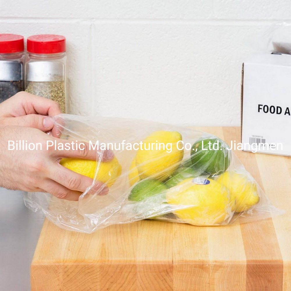 Supermarket Clear Plastic Produce Food Packaging Bag on Roll