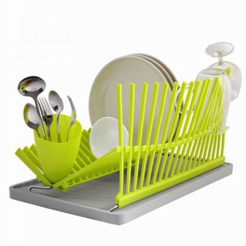 Green Fashion Kitchen Tool Dish Rack/Dish Drainer Rack