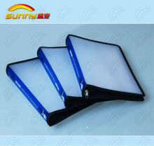 Printing zipper expanding file folder