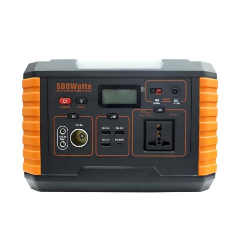 500W Outdoor Portable Elektrownia do podróży Camping