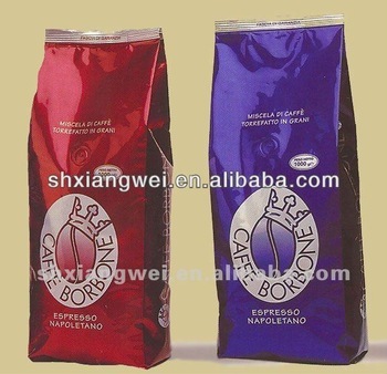 Aluminium foil coffee bag with degassing Valve