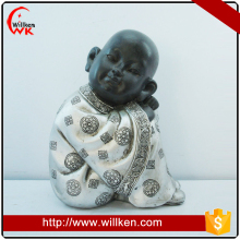 Low price of buddhist monk resin statue with high quality