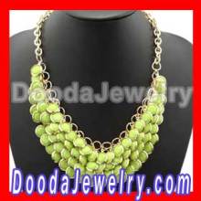 Olivine Multi Layers 2013 New Chunky Statement Necklace Wholesale?