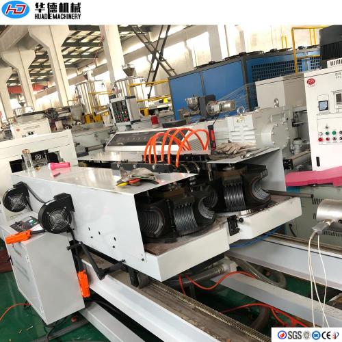 Flexible 2 wall corrugated PP pipe production line