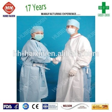 Disposable Surgical PP Fabric To Patient Hospital Gown