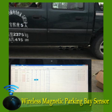 Flat Wireless Magnetic Parking Bay Sensor Carpark Space Detector for Outdoor Parking Lot Application with Accurated Report