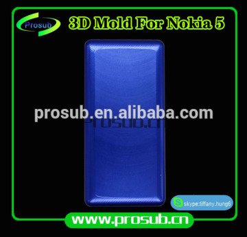 3D sublimation mobile phone case cover aluminum injection mould for Prosub-Nokia5