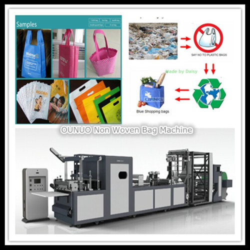 Non Woven with Rope Shoes Bag Making Machine