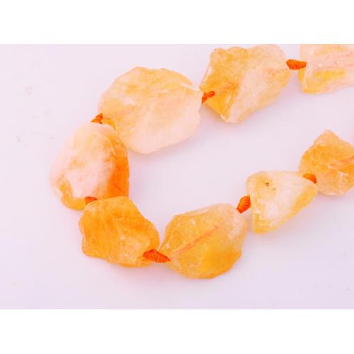 Natural Raw Rough Citrine Jewelry Crystal Gemstone Beads