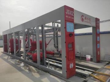 Manual car wash and computer car wash machine