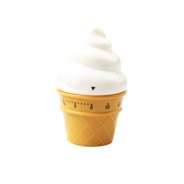 Cute Ice Cream Shape Mechanical Timer