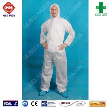 Disposable pp pe coverall