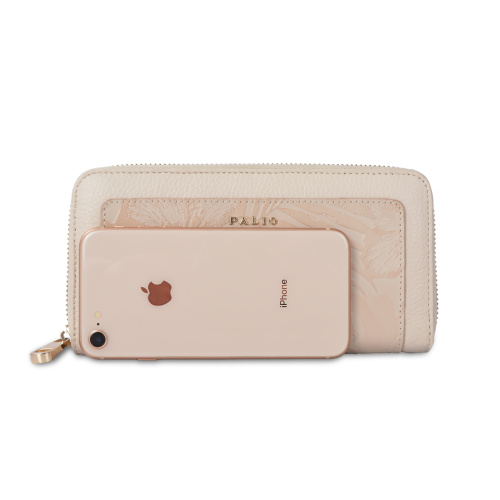 Belle portefeuille imprimé Zipper Long Clutch For Lady