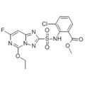 Ácido benzoico, 3-cloro-2 - [[(5-etoxi-7-flúor [1,2,4] triazolo [1,5-c] pirimidin-2-il) sulfonil] amino] -, éster metílico CAS 147150 -35-4