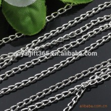 3*5mm Silver Tone Extender Chain Tail Chain For Jewelry Diy